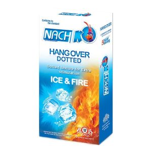 کاندوم تاخیری یخ و آتش ناچ کدکس مدل Nach Kodex Hang Over Delay بسته ۱۲ عددی