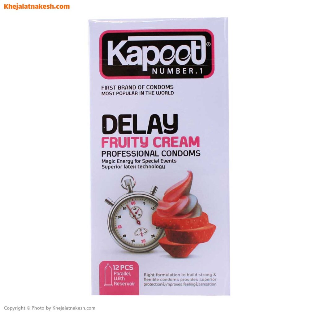 کاندوم کاپوت مدل Delay Fruity Cream بسته 12 عددی